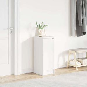 Dulap pentru încălțăminte alb 29,5x34x76 cm lemn prelucrat
