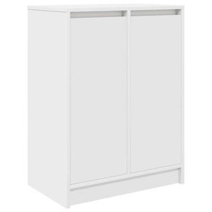 Dulap pentru încălțăminte alb 57x34x76 cm lemn prelucrat