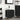 Dulap pentru lavoar baie negru 60x34,5x60 cm