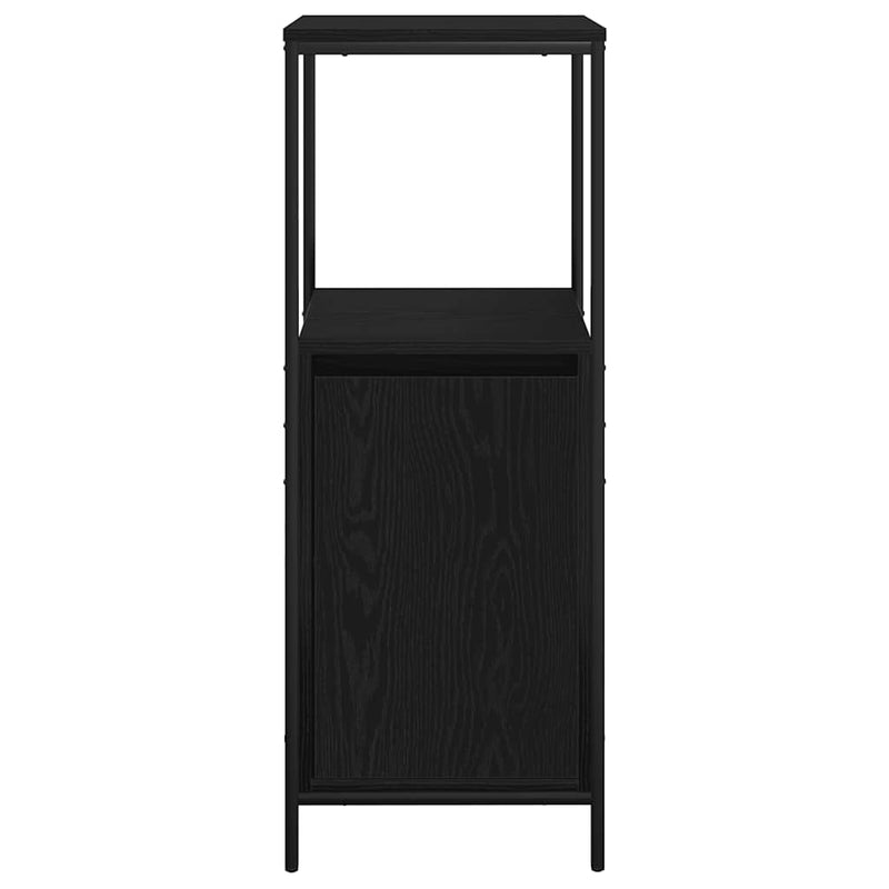 Dulap de baie cu rafturi Stejar negru 36x35x95 cm