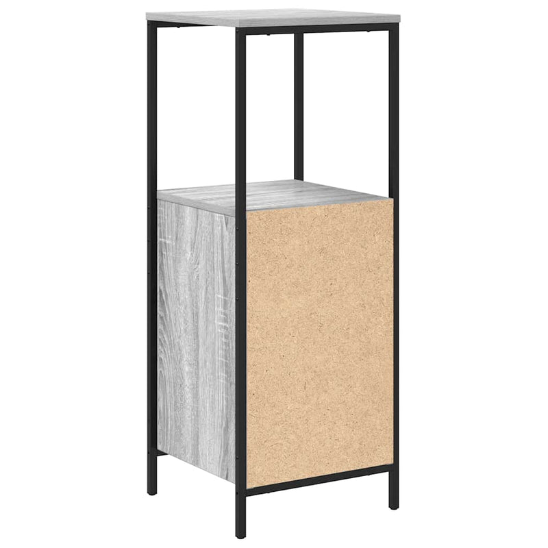 Dulap de baie cu rafturi Gri Sonoma 36x35x95 cm