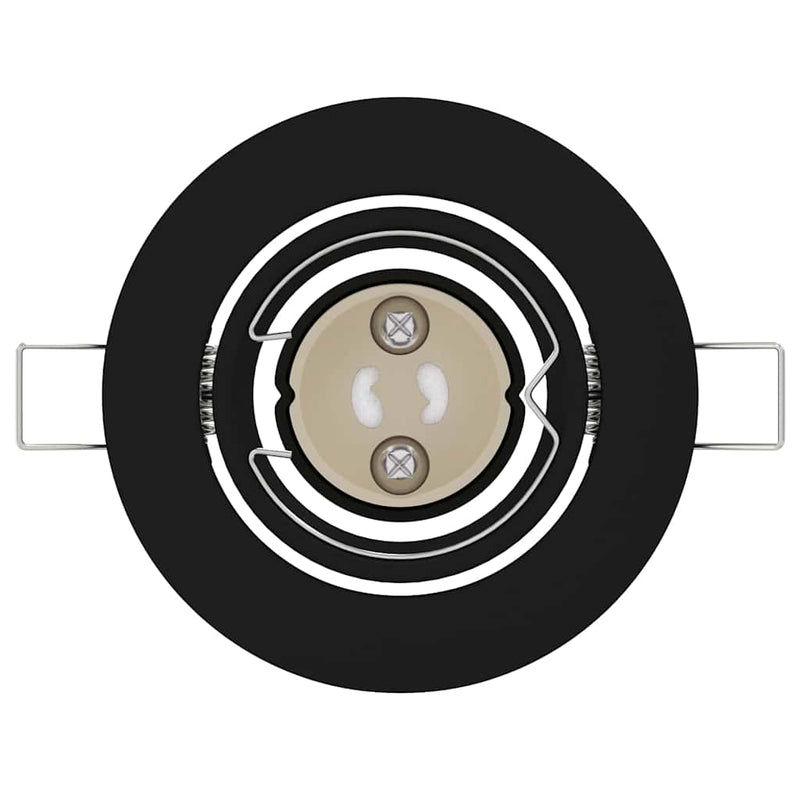 Spot 6 buc. Negru 9 x 9 x 2.5 cm Metal