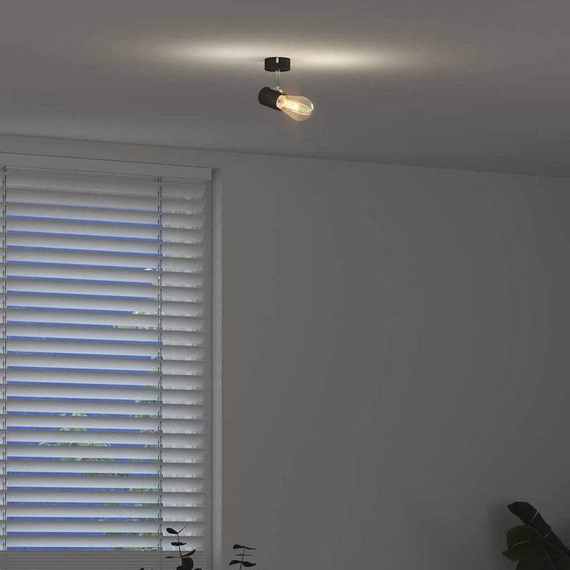 Spot de tavan Negru 6,5 x 6 x 11,5 cm Metal