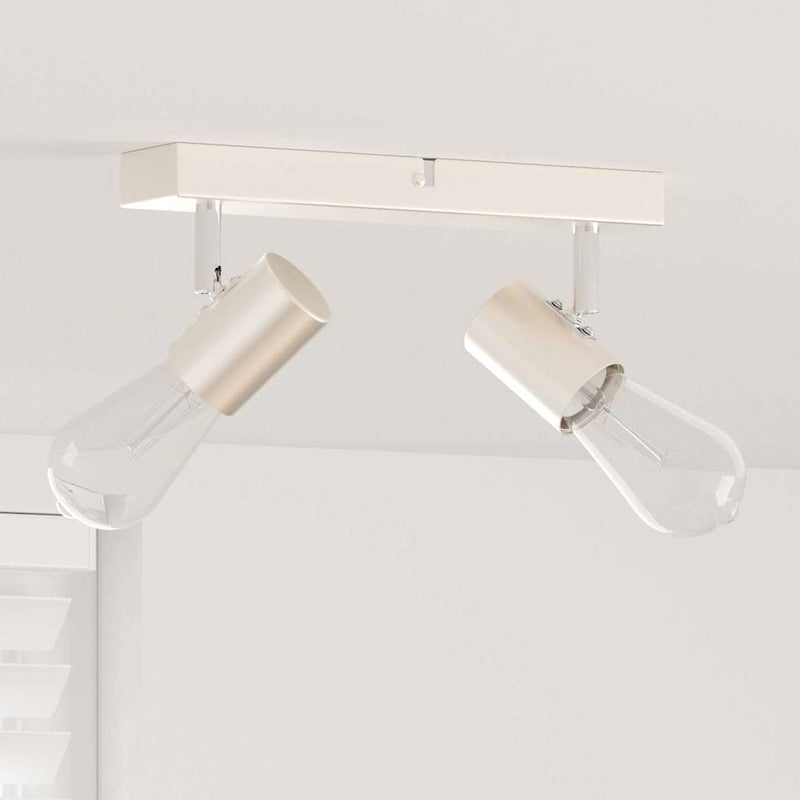 Spot de tavan Nichel 26 x 6,5 x 11,5 cm Metal