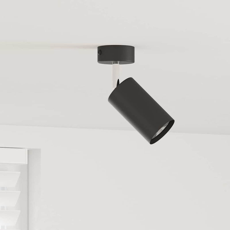 Spot de tavan Negru 6 x 6 x 16 cm Metal
