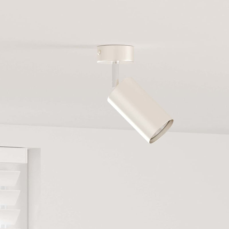 Spot de tavan Nichel 6 x 6 x 16 cm Metal