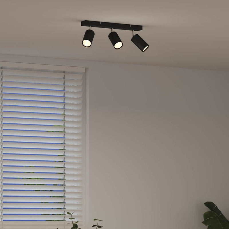 Spot de tavan Negru 38 x 6 x 16 cm Metal