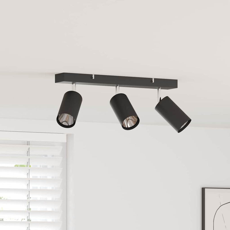 Spot de tavan Negru 38 x 6 x 16 cm Metal