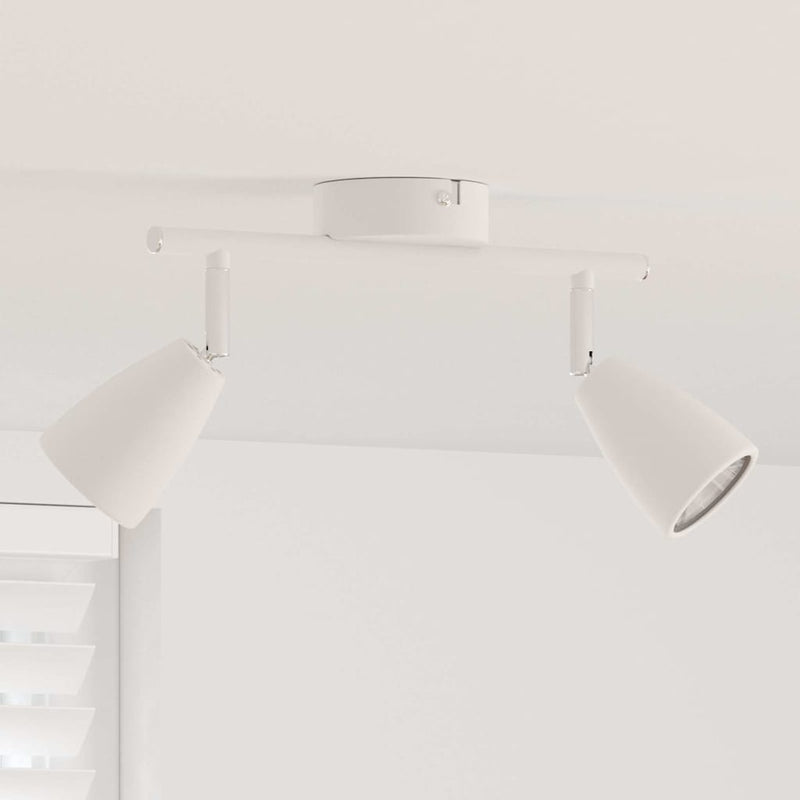 Spot de tavan Alb 25.5 x 8 x 16 cm Metal