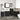 Set de mobilier pentru baie 5 buc. Stejar Negru