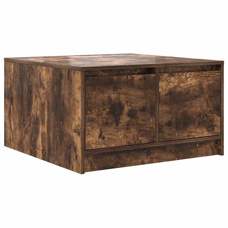 Masuta de cafea cu sertare Stejar afumat 70,5x70x40 cm