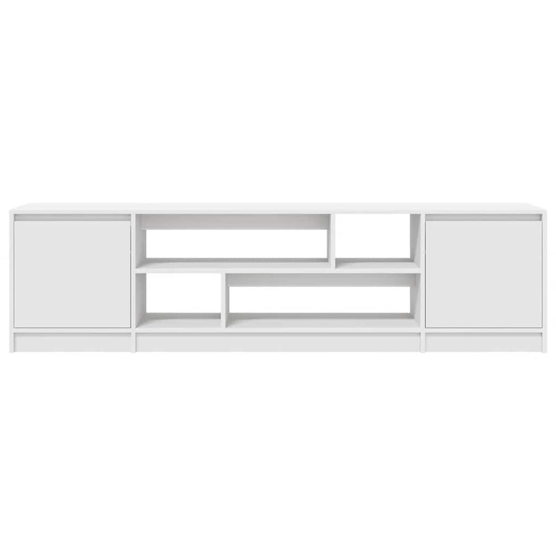Dulap TV alb 188,5x41x50 cm lemn prelucrat