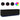 Dulap TV cu lumini LED Stejar negru 160,5x41x50 cm