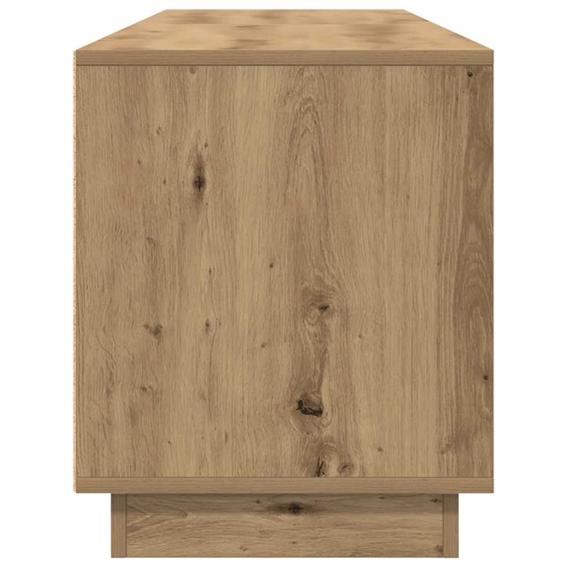 Dulap TV cu lumini LED Artisan Stejar 193,5x41x50 cm