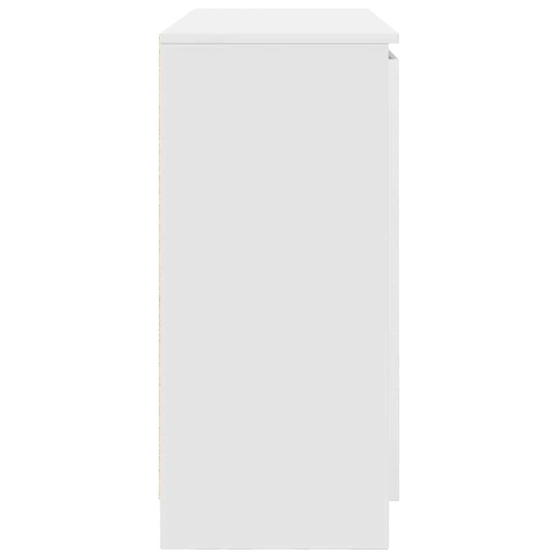 Bufetă cu sertare Alb 100,5x35x76 cm Lemn prelucrat