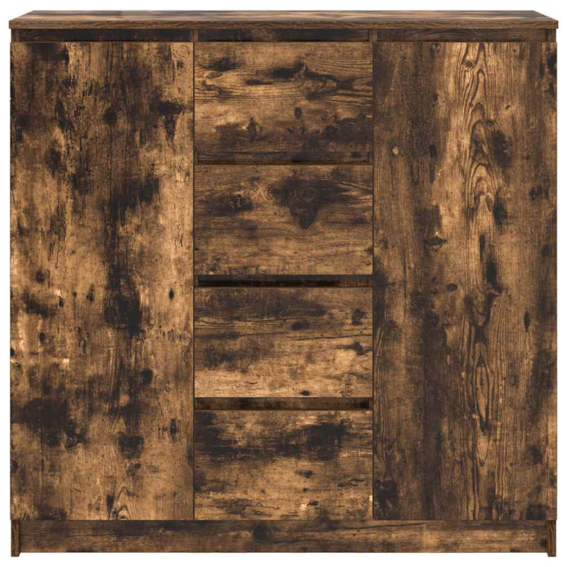 Bufetă cu sertare Stejar afumat 100,5x35x98,5 cm Lemn prelucrat