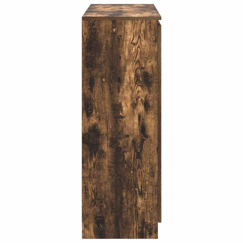 Bufetă cu sertare Stejar afumat 100,5x35x98,5 cm Lemn prelucrat