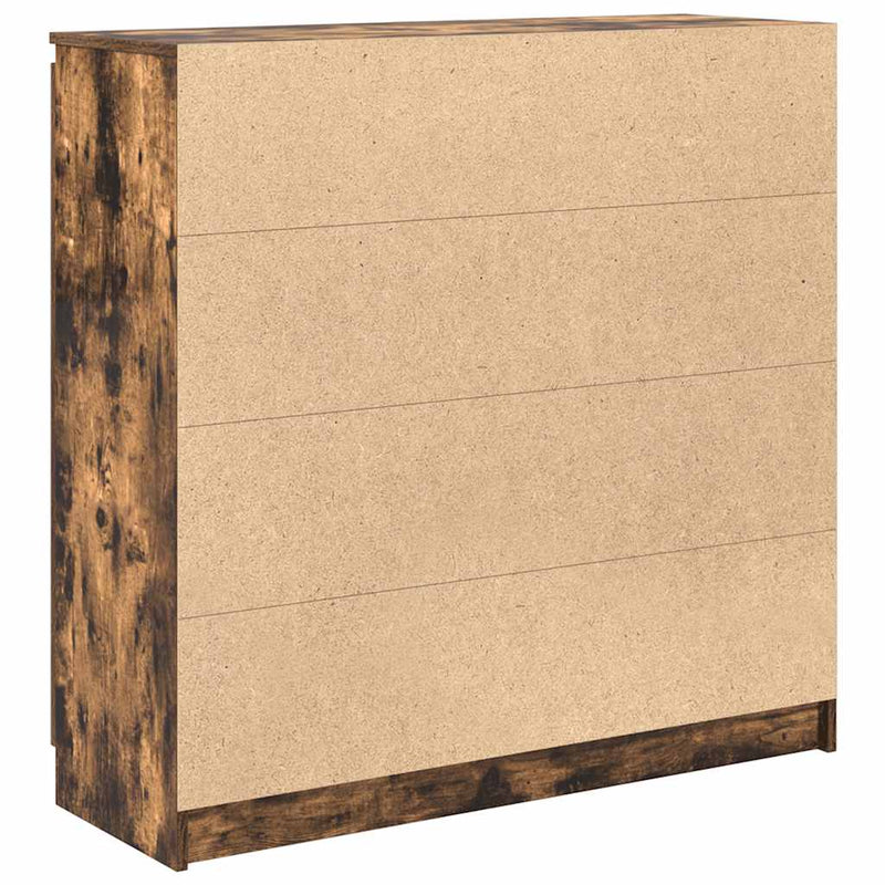 Bufetă cu sertare Stejar afumat 100,5x35x98,5 cm Lemn prelucrat