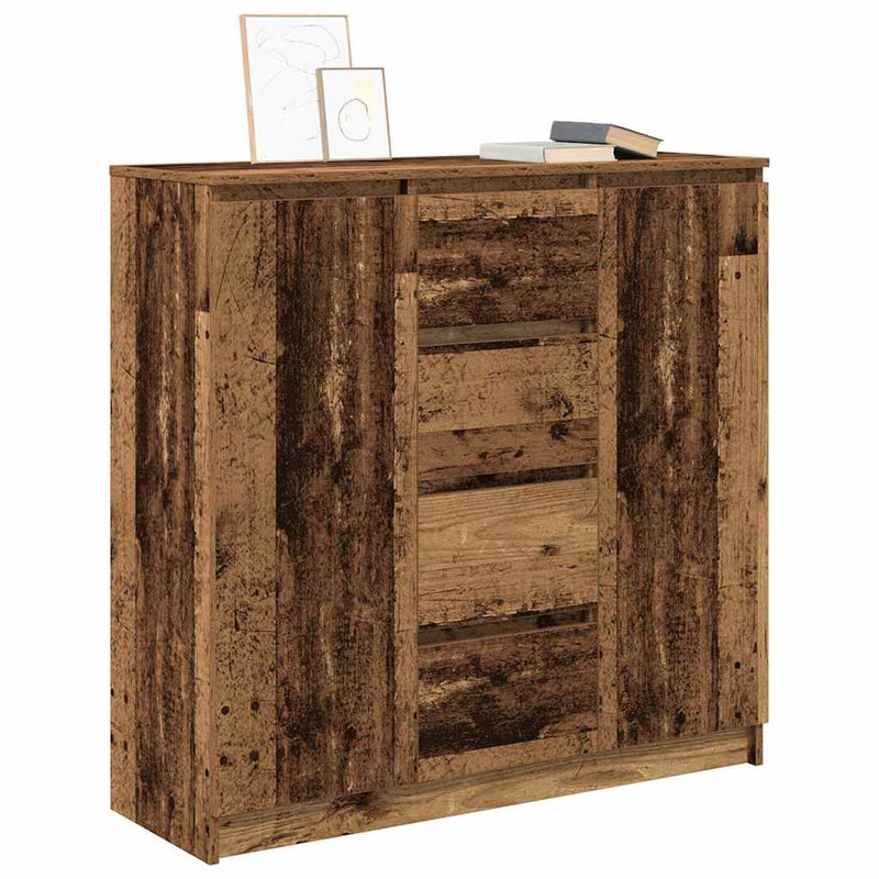 Bufetă cu sertare Lemn vechi 100,5x35x98,5 cm Lemn prelucrat
