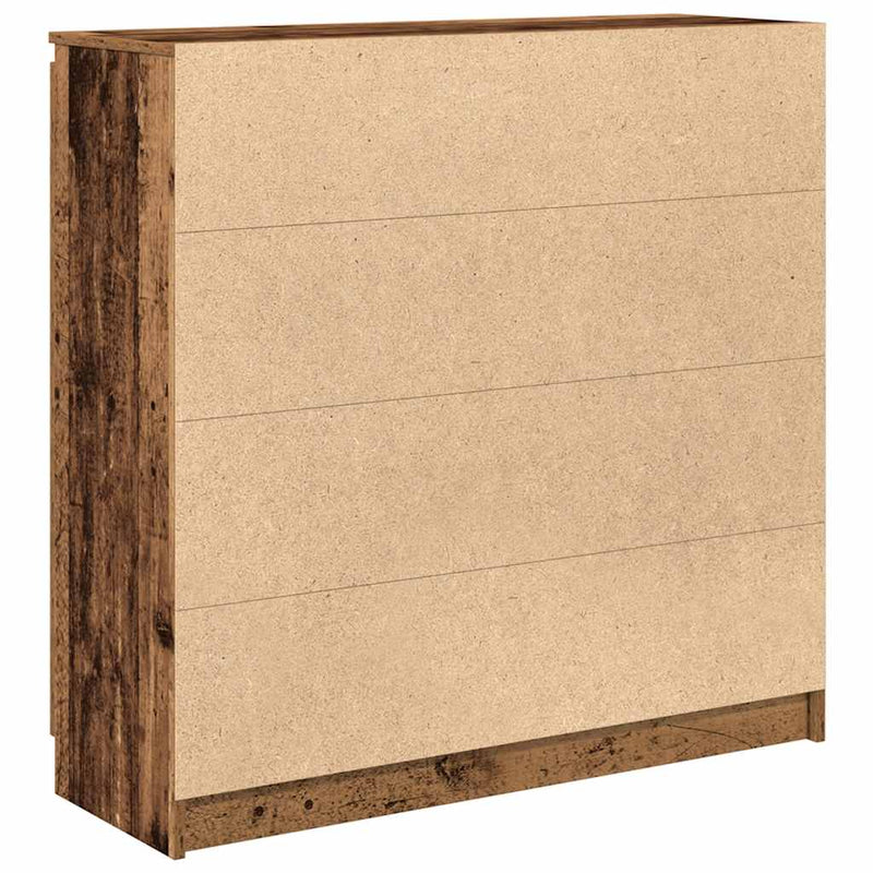 Bufetă cu sertare Lemn vechi 100,5x35x98,5 cm Lemn prelucrat