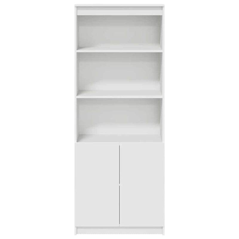 Dulap înalt, alb, 70x35x180 cm, lemn prelucrat