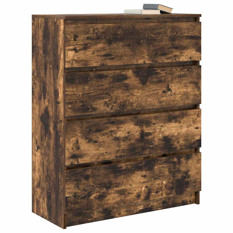 Bufetă Stejar afumat 80x35x99 cm Lemn prelucrat
