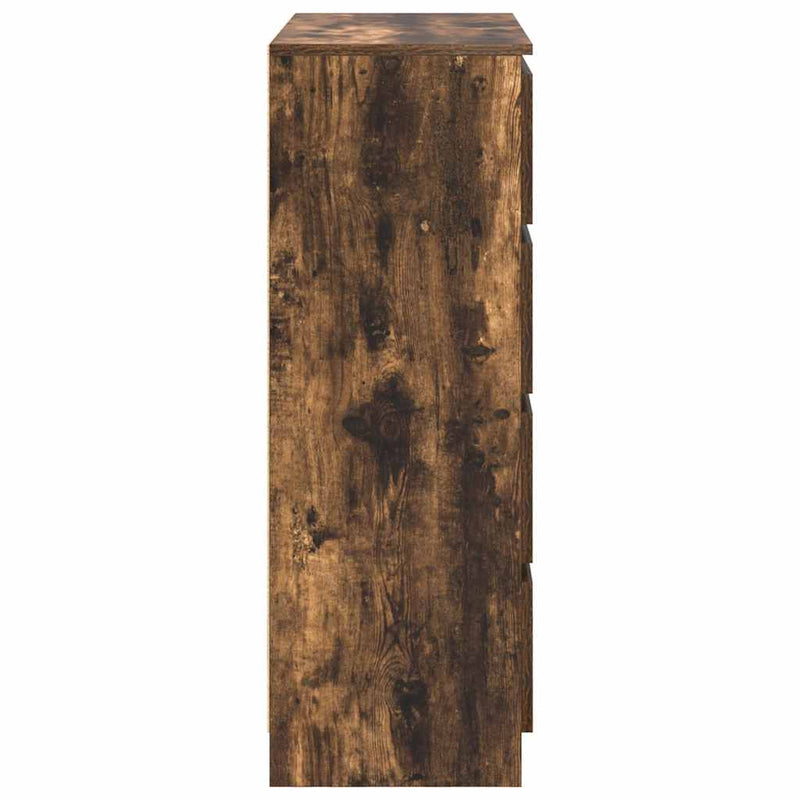 Bufetă Stejar afumat 80x35x99 cm Lemn prelucrat