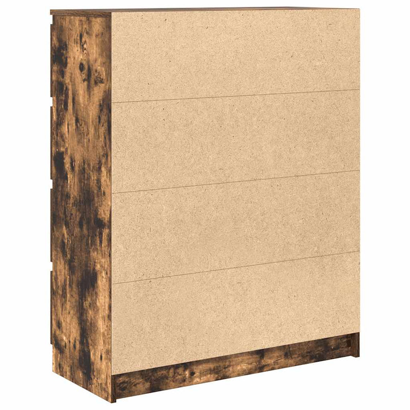 Bufetă Stejar afumat 80x35x99 cm Lemn prelucrat
