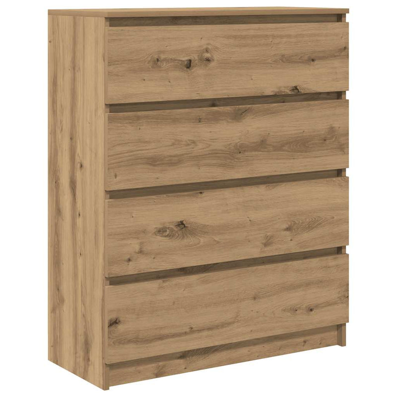 Bufetă Stejar Artisan 80x35x99 cm Lemn prelucrat
