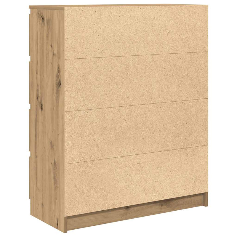 Bufetă Stejar Artisan 80x35x99 cm Lemn prelucrat