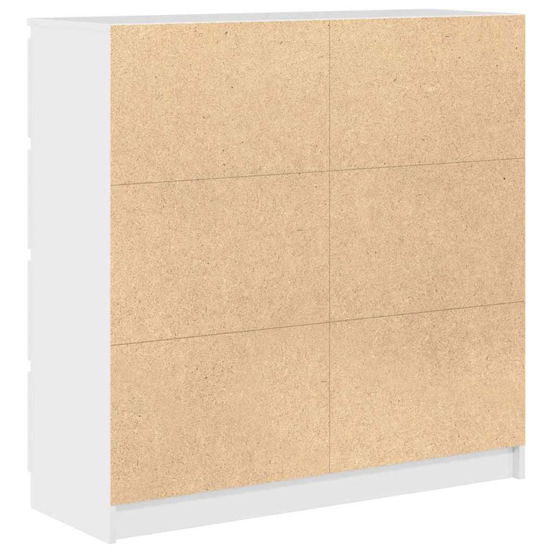 Bufetă albă 100x35x99 cm din lemn prelucrat