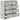 Bufetă Gri Beton 100x35x99 cm Lemn prelucrat
