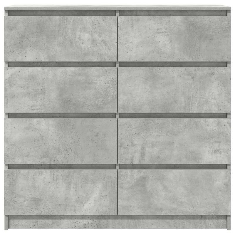 Bufetă Gri Beton 100x35x99 cm Lemn prelucrat