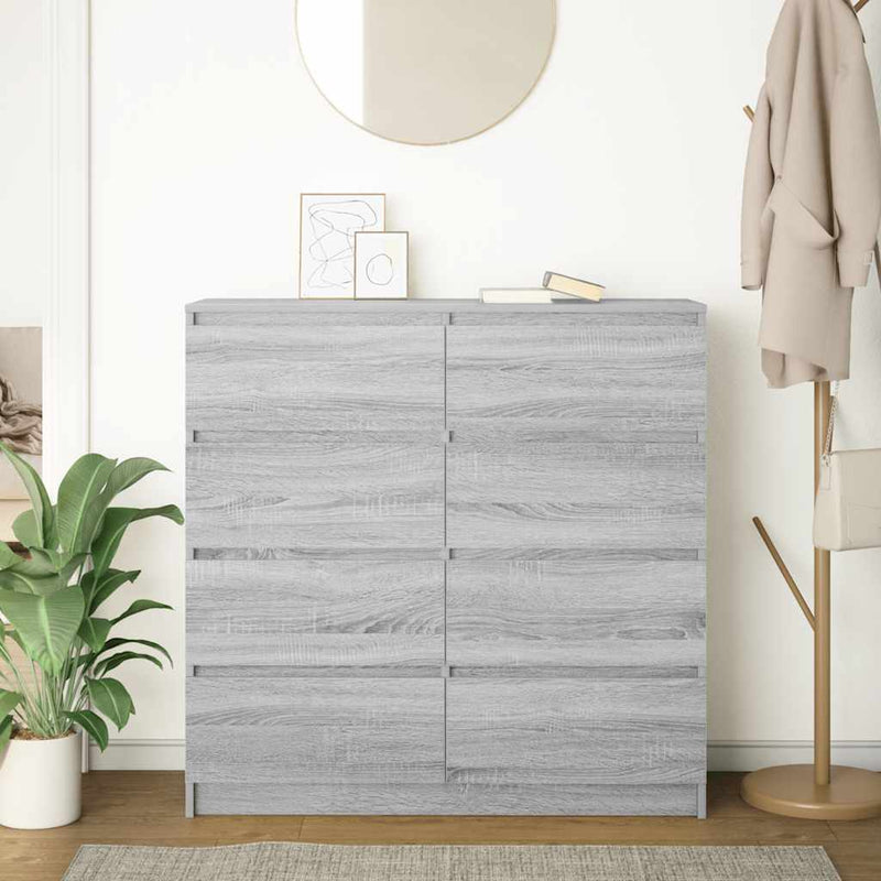 Bufetă gri Sonoma 100x35x99 cm Lemn prelucrat