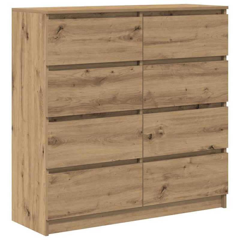 Bufetă Stejar Artisan 100x35x99 cm Lemn prelucrat