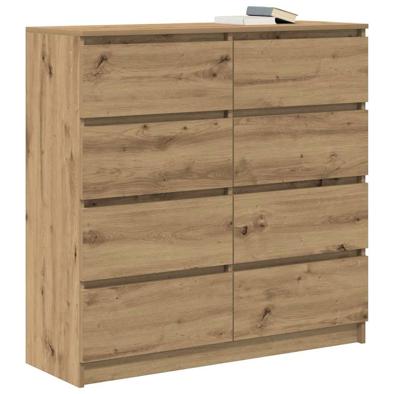 Bufetă Stejar Artisan 100x35x99 cm Lemn prelucrat