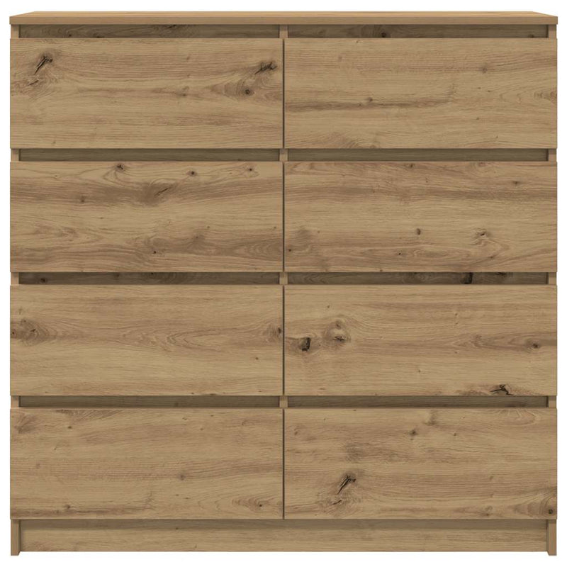 Bufetă Stejar Artisan 100x35x99 cm Lemn prelucrat