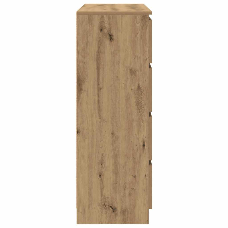 Bufetă Stejar Artisan 100x35x99 cm Lemn prelucrat