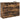Dulap, stejar fumuriu, 100x35x76 cm, lemn compozit