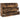 Dulap, stejar fumuriu, 100x35x76 cm, lemn compozit
