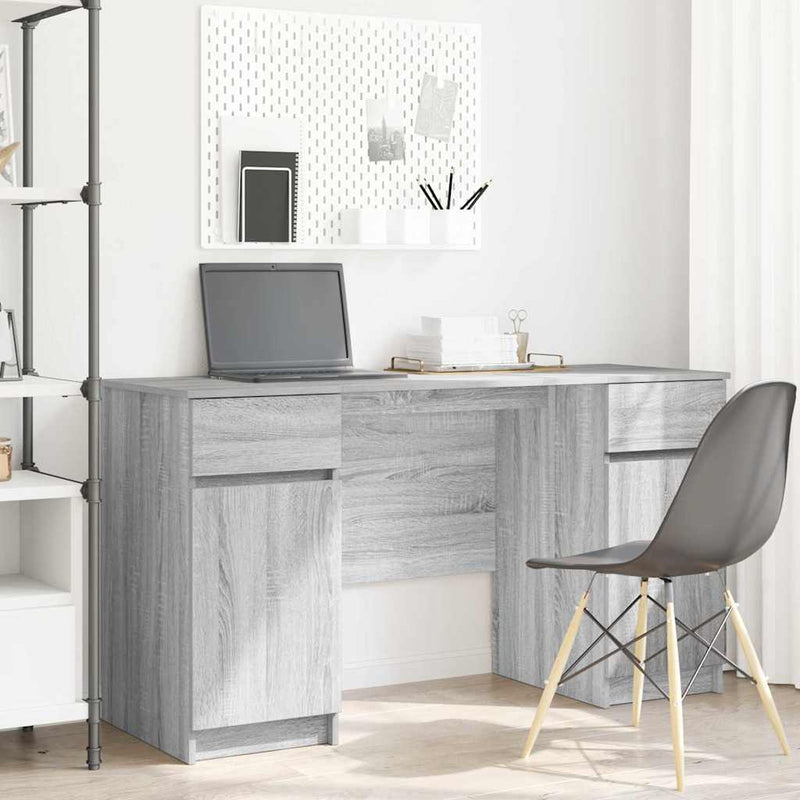 Birou sonoma gri Lemn prelucrat 140 x 49 x 76 cm
