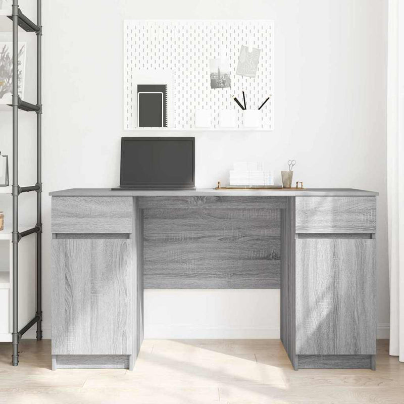 Birou sonoma gri Lemn prelucrat 140 x 49 x 76 cm