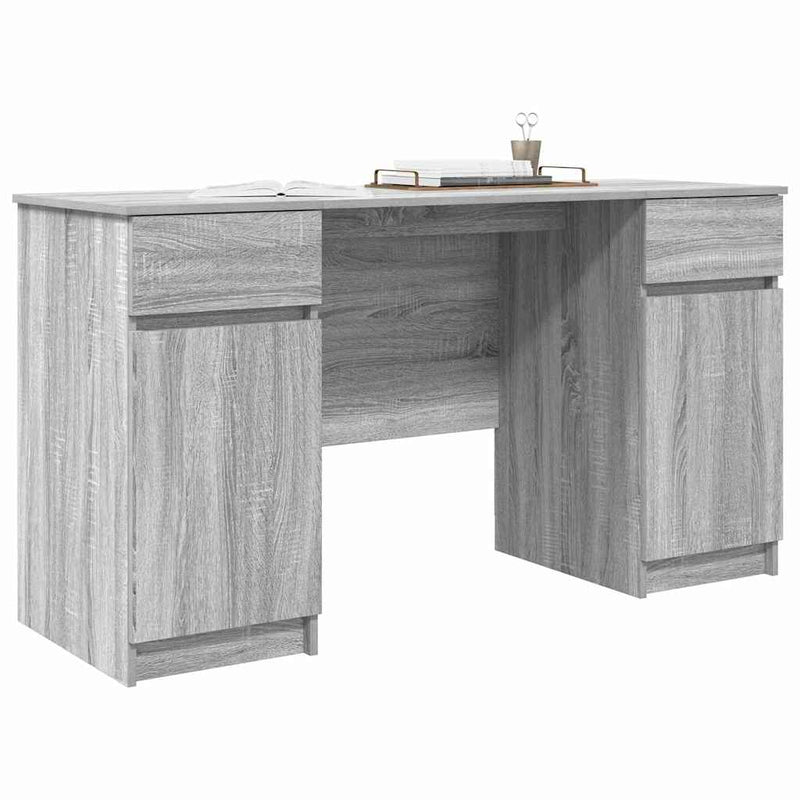Birou sonoma gri Lemn prelucrat 140 x 49 x 76 cm
