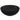 Lavoar negru lucios Ø28x10 cm ceramică