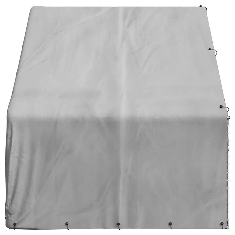 Cușcă pentru câini de exterior cu capac 3x2x1,9 m, oțel galvanizat