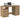 Birou cu dulap, stejar artizanal, lemn prelucrat