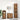 Set mobilier de baie, 4 piese, lemn vechi, lemn prelucrat