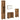 Set mobilier de baie, 4 piese, lemn vechi, lemn prelucrat