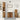 Set mobilier de baie, 4 piese, lemn vechi, lemn prelucrat