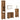 Set mobilier de baie, 4 piese, lemn vechi, lemn prelucrat